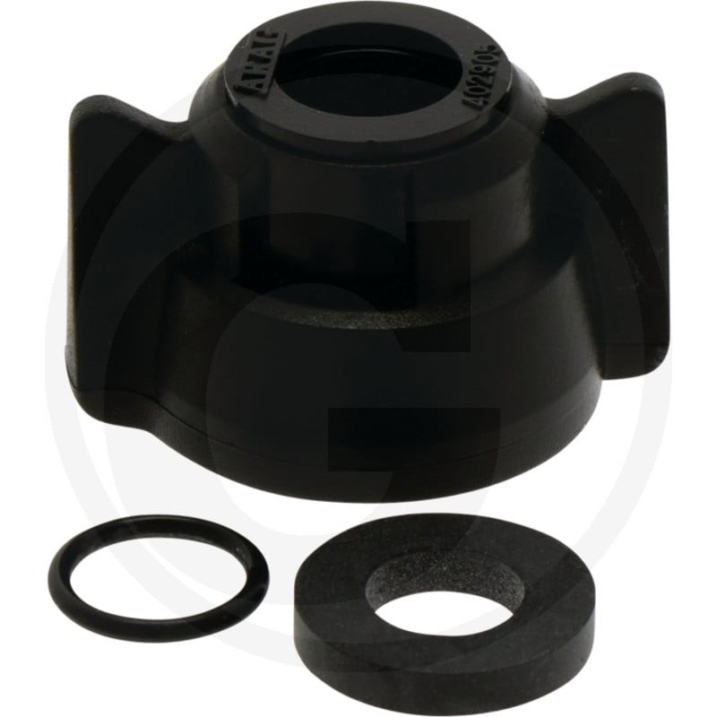 Nakrętka bagnetowa czarna, Ø 12 mm