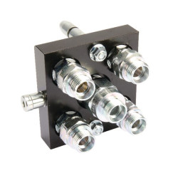 Szybkosprzęg Multifaster 5P506  DN10/12 4x3/8", 1x1/2", przyłacze 15L-M22x1,5 część ruchoma