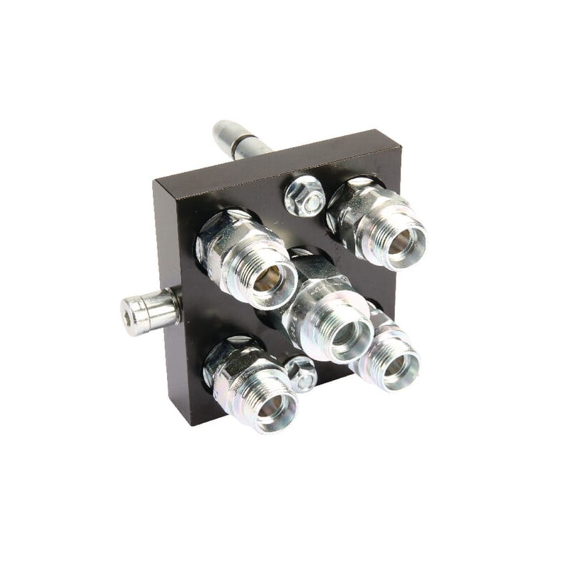 Szybkosprzęg Multifaster 5P506  DN10/12 4x3/8", 1x1/2", przyłacze 15L-M22x1,5 część ruchoma