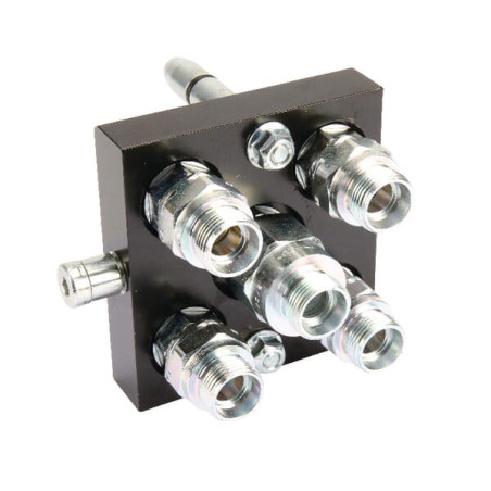 Szybkosprzęg Multifaster 5P506  DN10/12 4x3/8", 1x1/2", przyłacze 15L-M22x1,5 część ruchoma