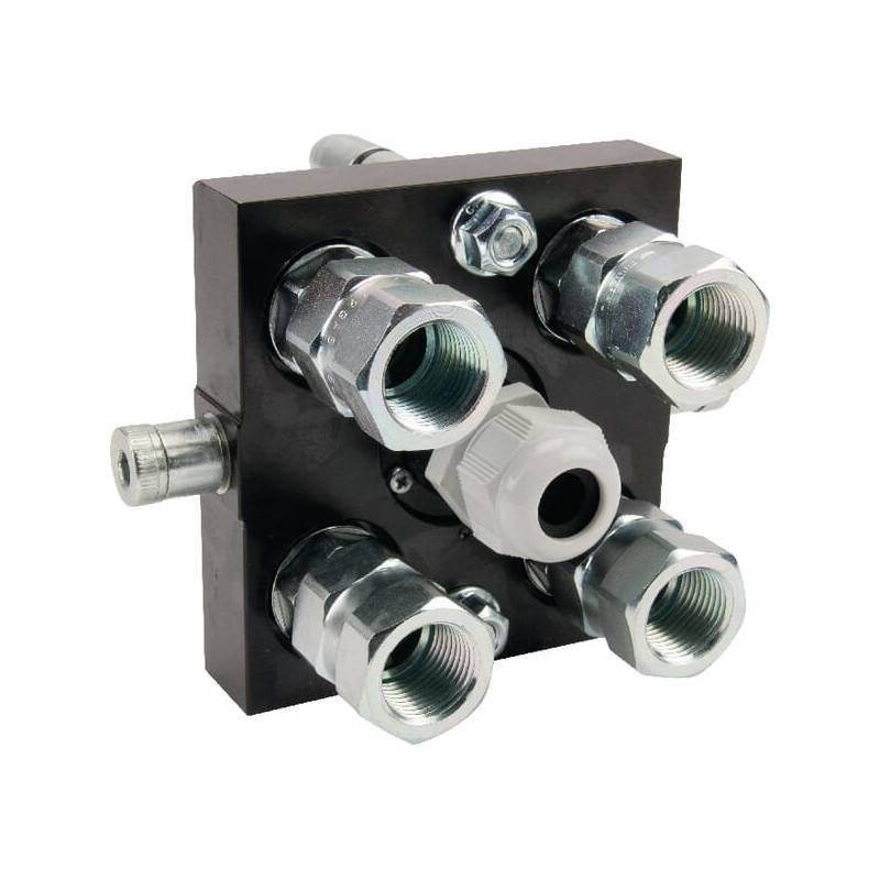 Szybkosprzęg Multifaster 4P506 DN10 4x3/8"+1 x ele., przyłacze 3/8"BSP część ruchoma