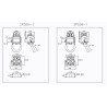 Szybkosprzęg Multifaster 4P506 DN10 4x3/8"+1 x ele., przyłacze 3/8"BSP część ruchoma