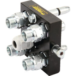 Szybkosprzęg Multifaster 4P506 DN10 4x3/8"+1 x ele., przyłacze 15L - M22x1,5 część ruchoma