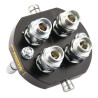 Szybkosprzęg Multifaster 4P506 DN10 4x3/8", przyłacze 15L - M22x1,5 część ruchoma