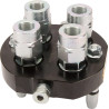 Szybkosprzęg Multifaster 4P506 DN10 4x3/8", przyłacze 3/8" BSP część ruchoma