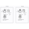 Szybkosprzęg Multifaster 4P506 DN10 4x3/8", przyłacze 1/2" BSP część stała