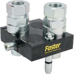 Szybkosprzęg Multifaster 2P510 DN20 2x3/4" przyłącze 3/4" BSP część ruchoma