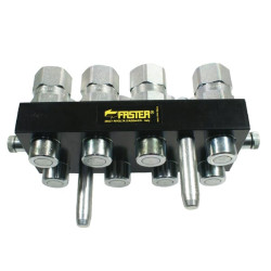 Szybkosprzęg Multifaster 8P808 DN12 8x1/2", przyłacze 1/2" BSP część ruchoma