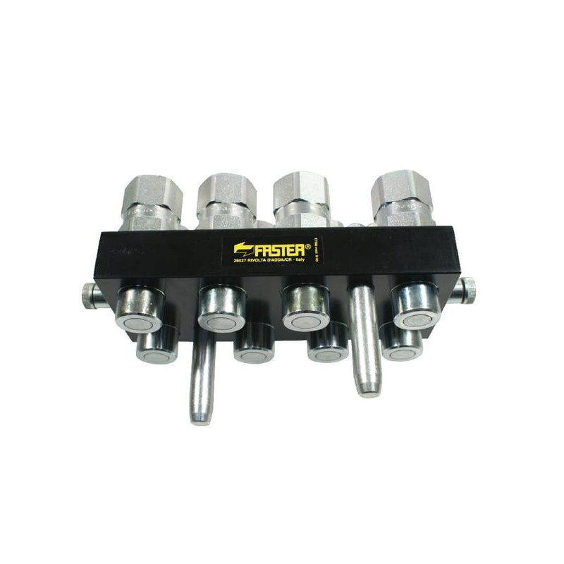 Szybkosprzęg Multifaster 8P808 DN12 8x1/2", przyłacze 1/2" BSP część ruchoma