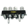 Szybkosprzęg Multifaster 8P808 DN12 8x1/2", przyłacze 1/2" BSP część ruchoma