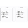 Szybkosprzęg Multifaster 2PB06 DN10 2x3/8", przyłącze 1/2" BSP część stała