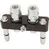 Szybkosprzęg Multifaster 2PB06 DN10 2x3/8", przyłącze 3/8" BSP część ruchoma