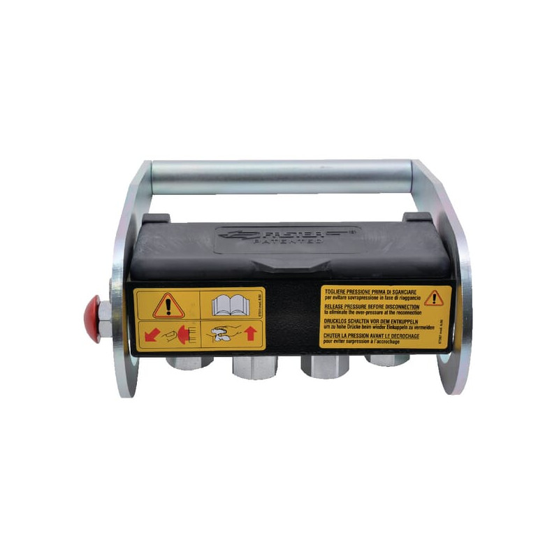 Szybkosprzęg Multifaster 4PS06 DN10 4x3/8", przyłacze 1/2" BSP część stała