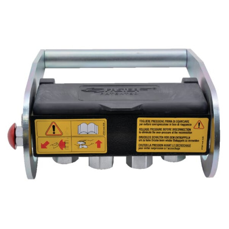 Szybkosprzęg Multifaster 4PS06 DN10 4x3/8", przyłacze 1/2" BSP część stała