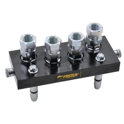 Szybkosprzęg Multifaster 4PS06 DN10 4x3/8", przyłacze 1/2" BSP część ruchoma