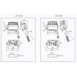 Szybkosprzęg Multifaster 4PS08 DN12 4x1/2"+1 x ele., przyłacze 1/2" BSP część stała