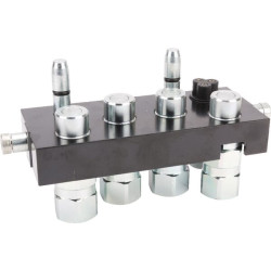 Szybkosprzęg Multifaster 4PS08 DN12 4x1/2"+1 x ele., przyłacze 1/2" BSP część ruchoma