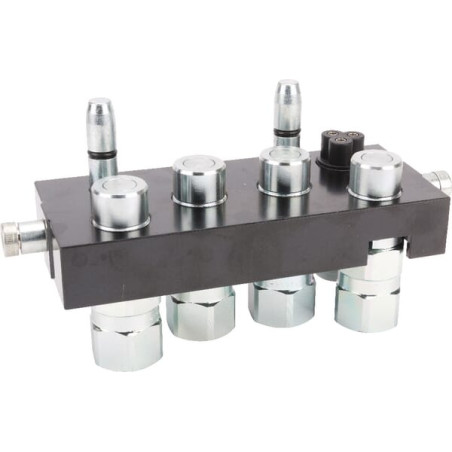 Szybkosprzęg Multifaster 4PS08 DN12 4x1/2"+1 x ele., przyłacze 1/2" BSP część ruchoma