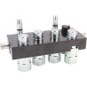 Szybkosprzęg Multifaster 4PS08 DN12 4x1/2"+1 x ele., przyłacze 1/2" BSP część ruchoma