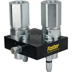 Szybkosprzęg Multifaster 2P510 DN20 2x3/4" przyłącze 3/4" BSP część ruchoma Seria 3P