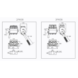 Szybkosprzęg Multifaster 6P608 DN12 6x1/2", przyłacze 1/2" BSP część ruchoma Seria 3P