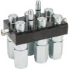 Szybkosprzęg Multifaster 6P608 DN12 6x1/2", przyłacze 1/2" BSP część ruchoma Seria 3P