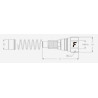 Wkład szybkozłącza hydraulicznego Multifaster wytczka 2P-1/2"zew. M18x1,5