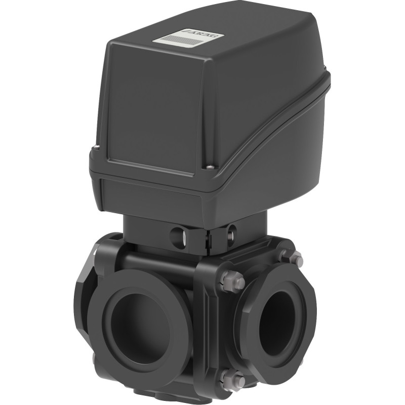 Zawór Kulowy Elektryczny 3-Drożny Złacze Kołnierzowe 3” Arag 6280853K17L99