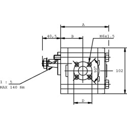 Pompa zębata PLP20.16S0-54B4-LBE/BC-N-EL-FS