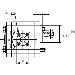 Pompa zębata PLP20.16S0-54B4-LBE/BC-N-EL-FS