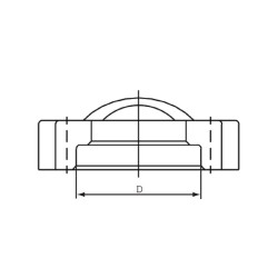 Kołnierz dzielony, SAE 6000 1-1/4" Oleo Tecnica