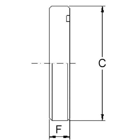 Kołnierz ślepy SAE 3000 1 1/4"