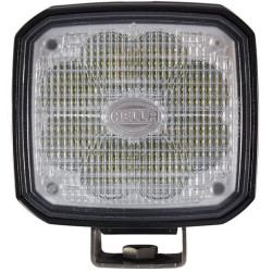 Lampa robocza LED, 4000 lm, prostokątna, 12/24V, 115x85.5x132.5 mm, wtyczka Deutsch, 8 LED, Hella