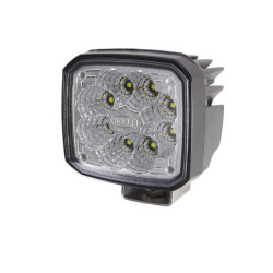 Lampa robocza LED, kwadratowa 12/24V biała Hella