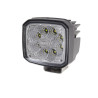 Lampa robocza LED, kwadratowa 12/24V biała Hella