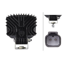 Lampa robocza, LED, 1000 lm, 9-33V, światło skupione, PowerBeam 1000 Compact Hella