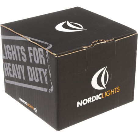 Lampa robocza LED, kwadratowa, 50W 6700lm 12/24V biała, przykręcana, 104x108x143 mm z wtyczką Deutsch 2-pin, światła mijania, 10