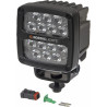 Lampa robocza LED, kwadratowa, 50W 7000lm 12/24V przykręcana z wtyczką Deutsch 2-pin, światło skupione, 14 LED Scorpius PRO 445 