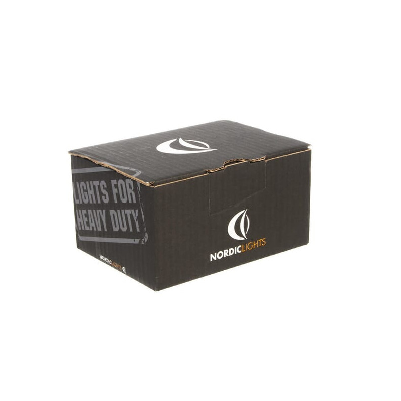 Lampa robocza LED, okrągła, 16W 1600lm 12/24V biała, przykręcana, 93x93x116.5 mm z wtyczką Deutsch 2-pin, światło rozproszone, 6