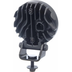Lampa robocza LED, okrągła, 16W 1600lm 12/24V biała, przykręcana, 93x93x116.5 mm z wtyczką Deutsch 2-pin, światło rozproszone, 6