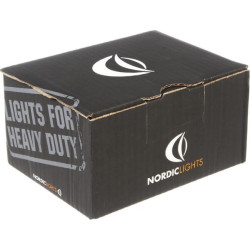 Lampa robocza LED, okrągła, 16W 1600lm 12/24V biała, przykręcana, 93x93x116.5 mm z wtyczką Deutsch 2-pin, światło rozproszone, 6