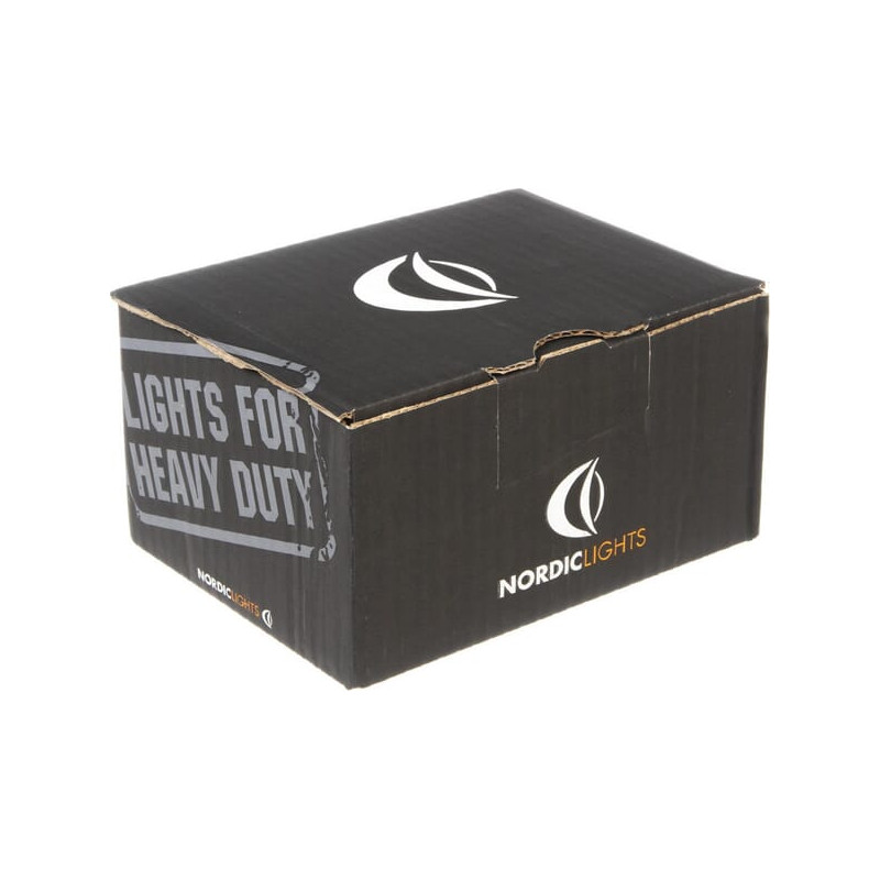 Lampa robocza LED, okrągła, 16W 1600lm 12/24V biała, przykręcana, 93x93x116.5 mm z wtyczką Deutsch 2-pin, światło rozproszone, 6