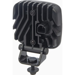 Lampa robocza LED, kwadratowa, 16W 1600lm 12/24V biała przykręcana z wtyczką Deutsch 2-pin, światło rozproszone, 6 LED Scorpius 