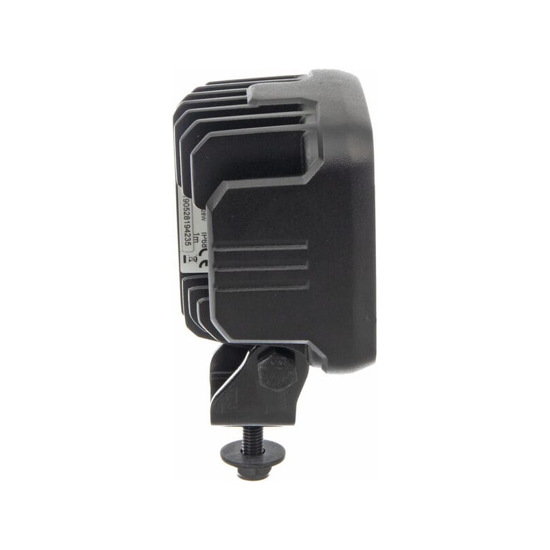 Lampa robocza LED, kwadratowa, 28W 2800lm 12/24V biała przykręcana z wtyczką Deutsch 2-pin, światło rozproszone, 6 LED Scorpius 