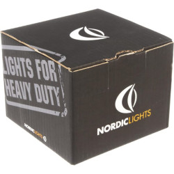 Lampa robocza LED, owalna, 16W 1600lm 12/24V biała, przykręcana, 160x95x118 mm z wtyczką Deutsch 2-pin, światło rozproszone, 6 L
