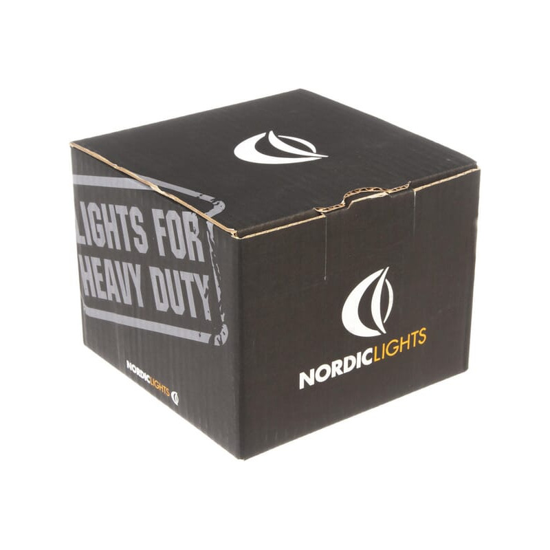 Lampa robocza LED, owalna, 16W 1600lm 12/24V biała, przykręcana, 160x95x118 mm z wtyczką Deutsch 2-pin, światło rozproszone, 6 L