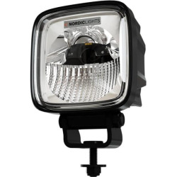 Lampa robocza LED, kwadratowa, 28W 1950lm 12/24V przezroczysta, przykręcana, 85x100x129 mm z wtyczką Deutsch 2-pin, światło rozp