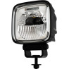 Lampa robocza LED, kwadratowa, 28W 1950lm 12/24V przezroczysta, przykręcana, 85x100x129 mm z wtyczką Deutsch 2-pin, światło rozp