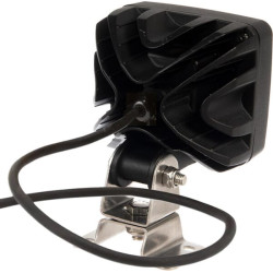 Lampa robocza LED, kwadratowa 60W 5600lm 111x82.5x99 mm z przewodem 3 m światło szerokokątne, 20 LED, Kramp