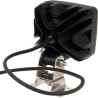 Lampa robocza LED, kwadratowa 60W 5600lm 111x82.5x99 mm z przewodem 3 m światło szerokokątne, 20 LED, Kramp